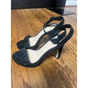 Veronica Beard Darcelle Platform Suede Heels Size 7.5